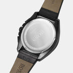 Boss Leather Black watch