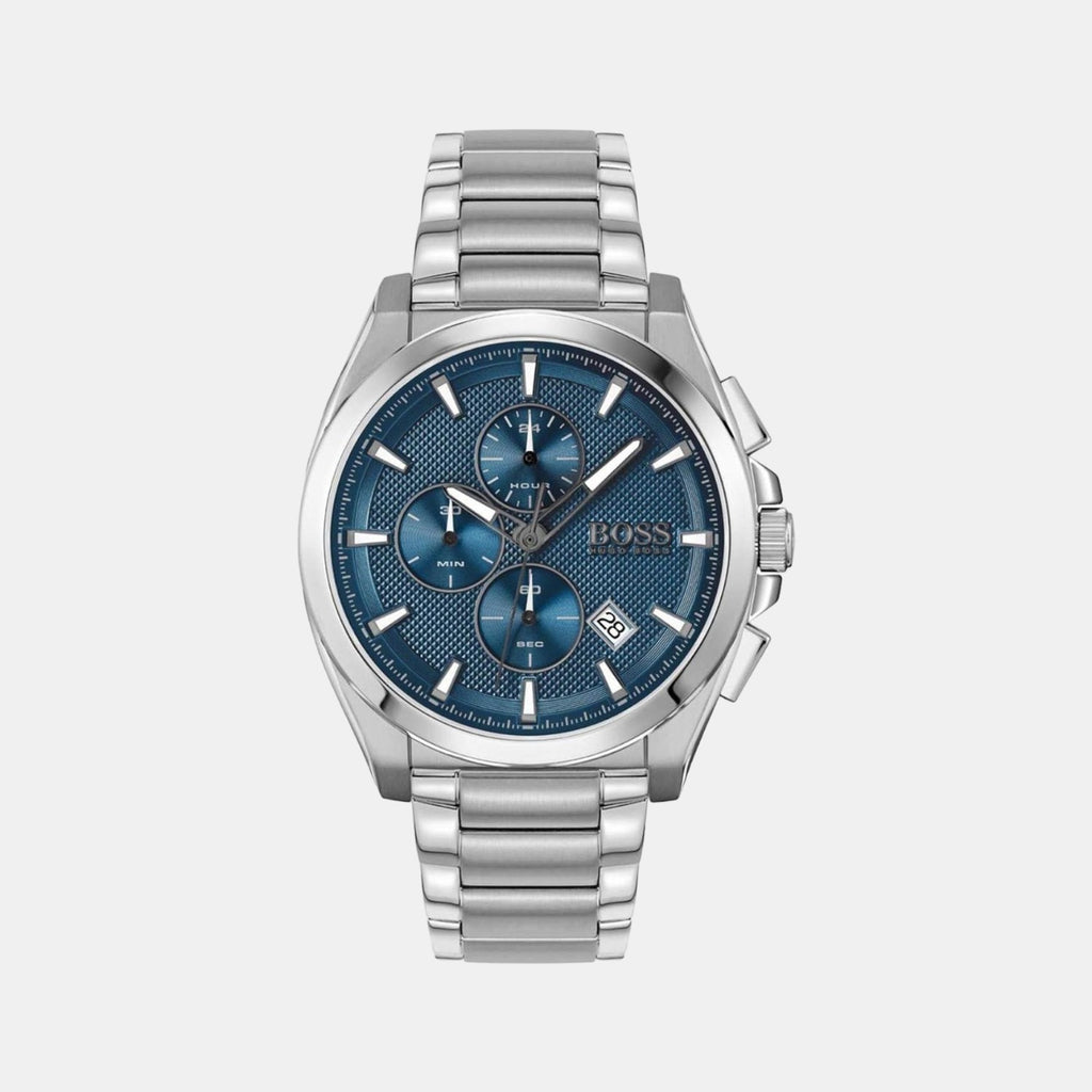 Boss Round Blue Chronograph watch