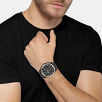 Boss Men Round Black watch