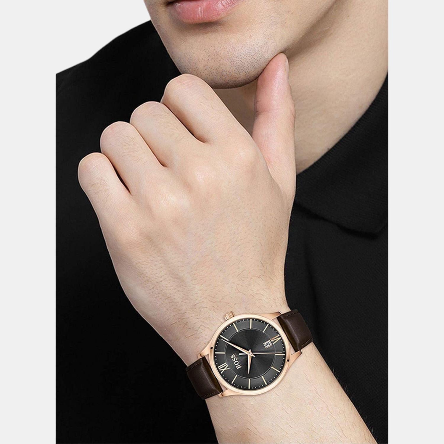 Boss Stainless Steel Round watch