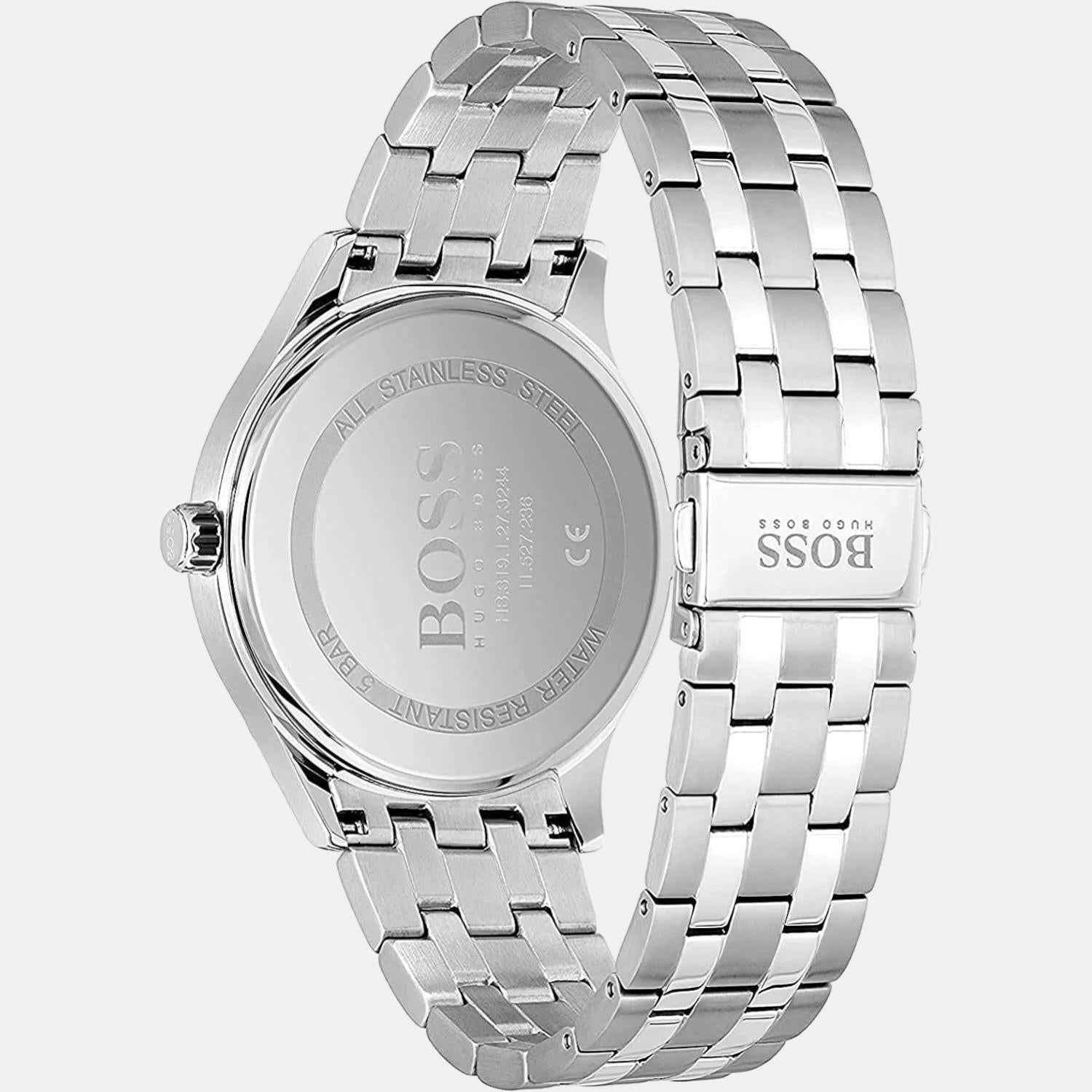 Boss Men Round Blue watch