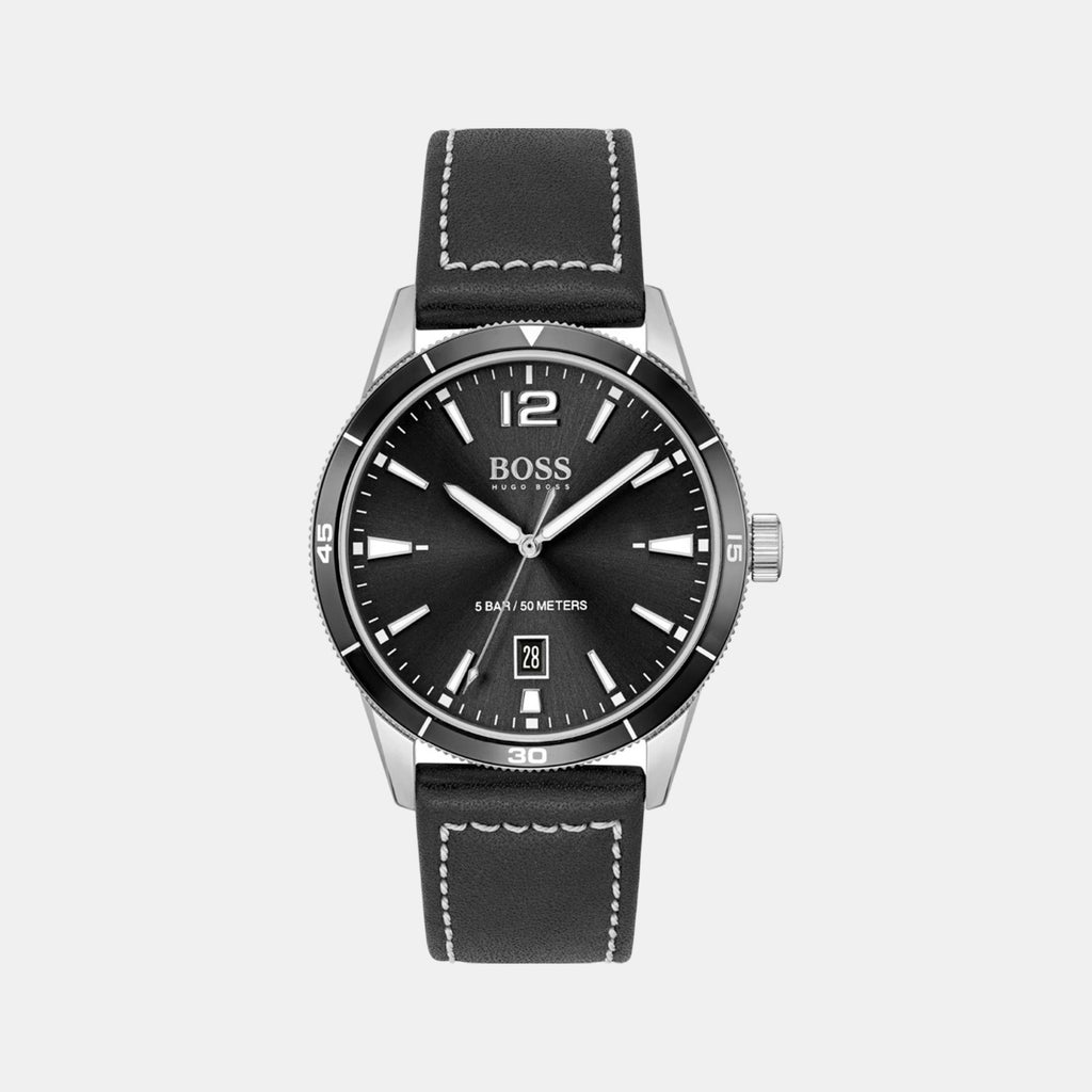 Boss Round Black Analog watch