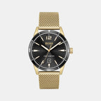 Boss Round Black Analog watch