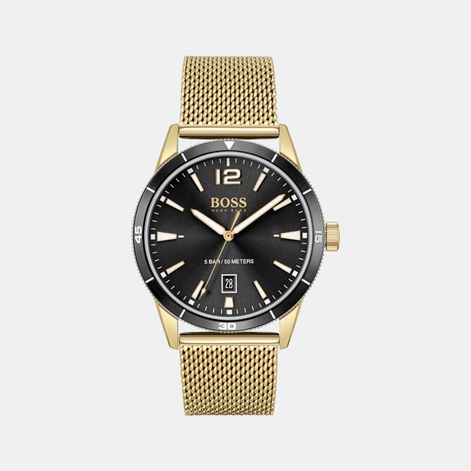 Boss Round Black Analog watch