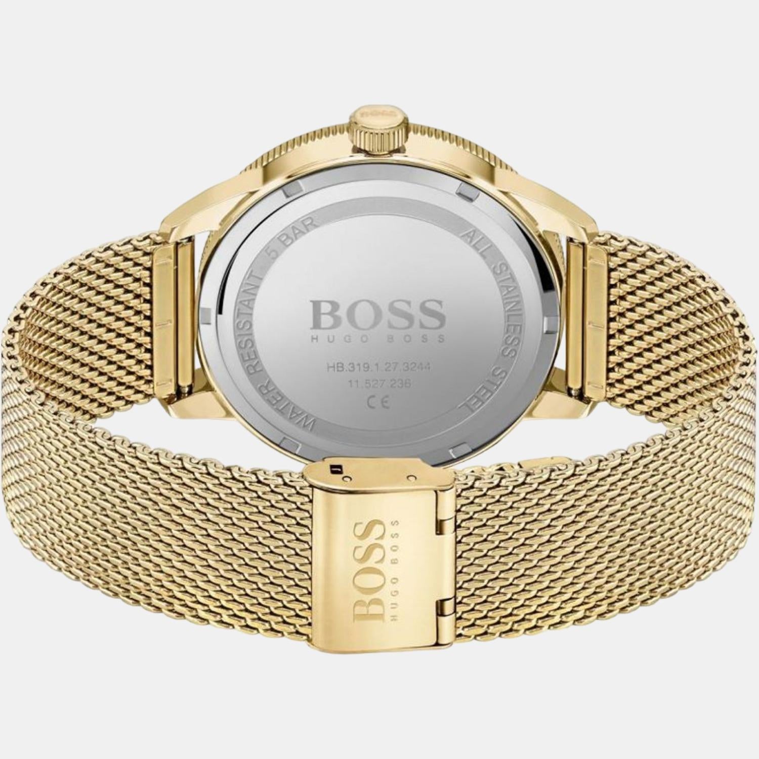 Boss Men Round Black watch