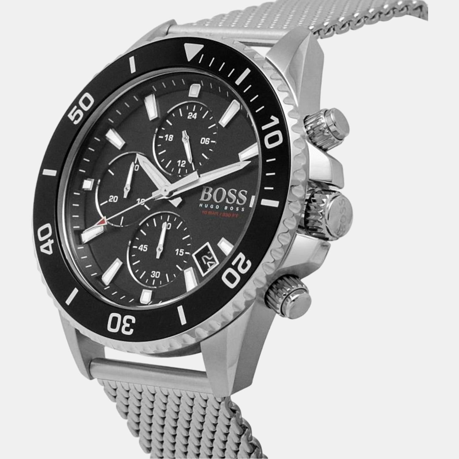 Boss Round Quartz Analog Men watch