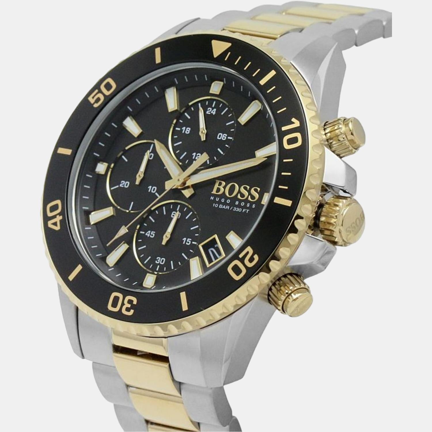 Boss 44 mm Silver Quartz watch