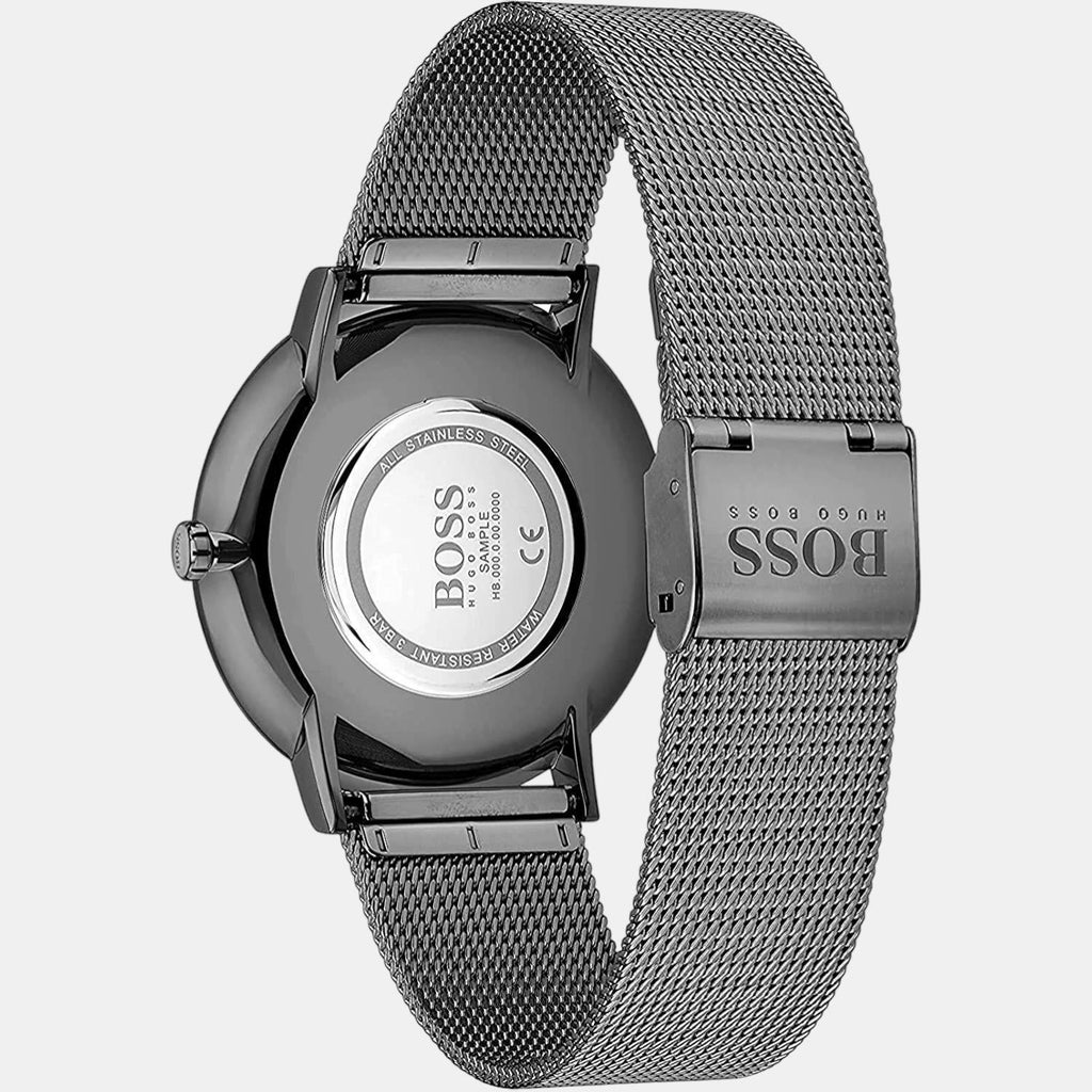 Boss Men Round Blue watch