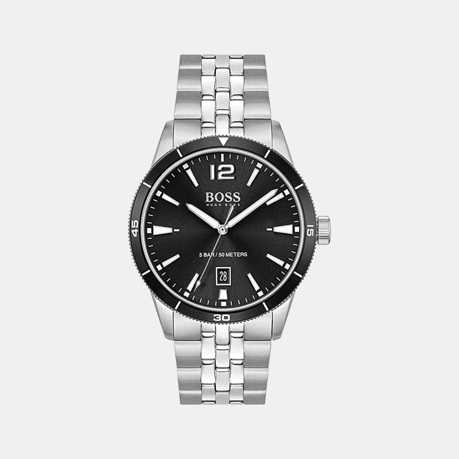 Boss Round Black Analog watch