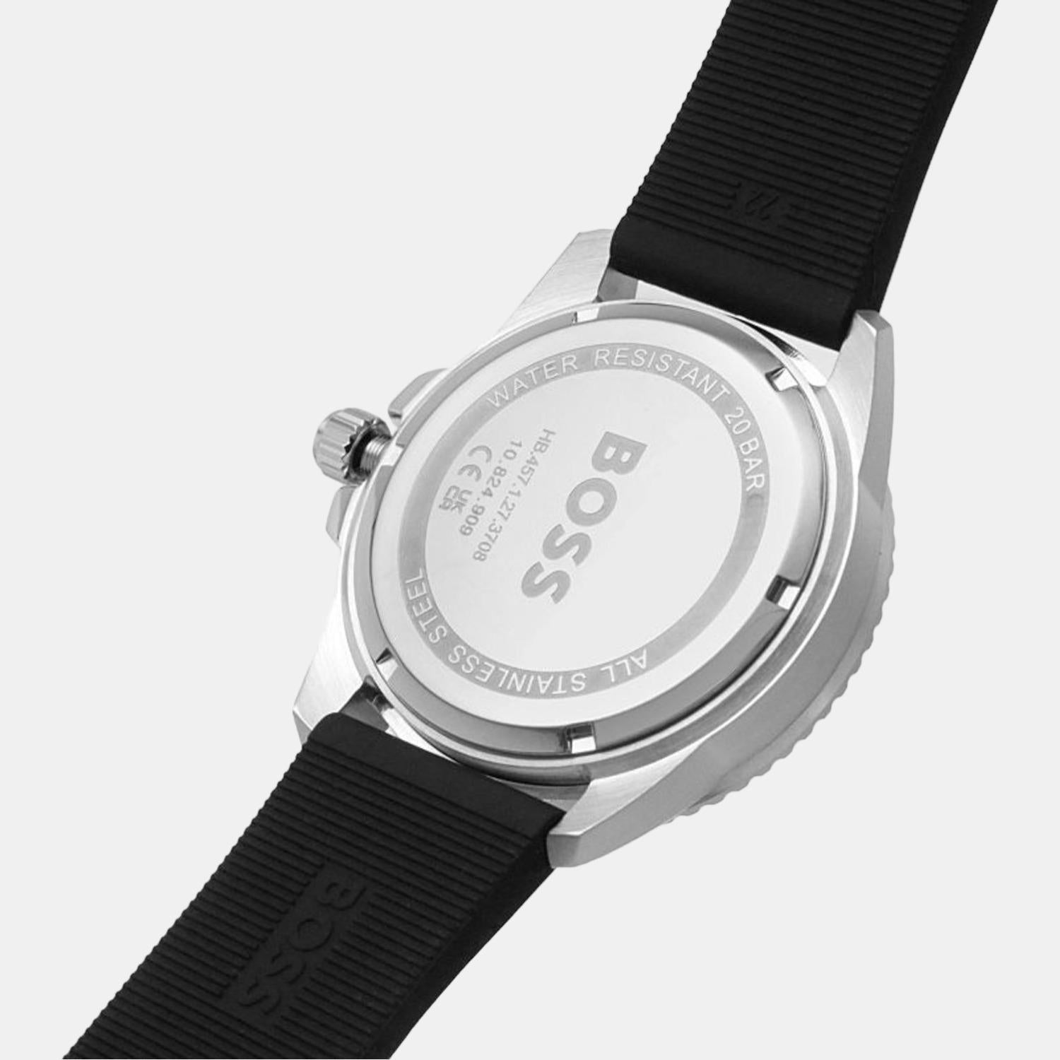 Boss Rubber Black watch