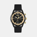 Boss Round Black Analog watch