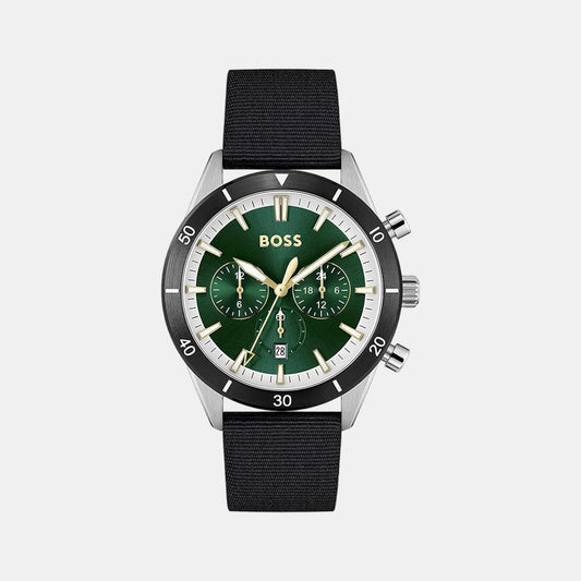 Male Green Resin Chronograph Watch 1513936