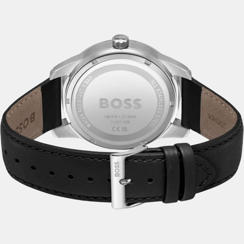 Boss Men Round Black watch
