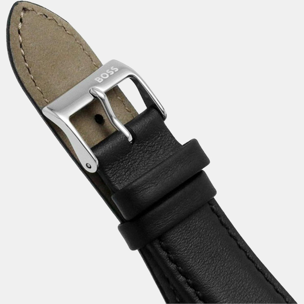 Boss Leather Black watch
