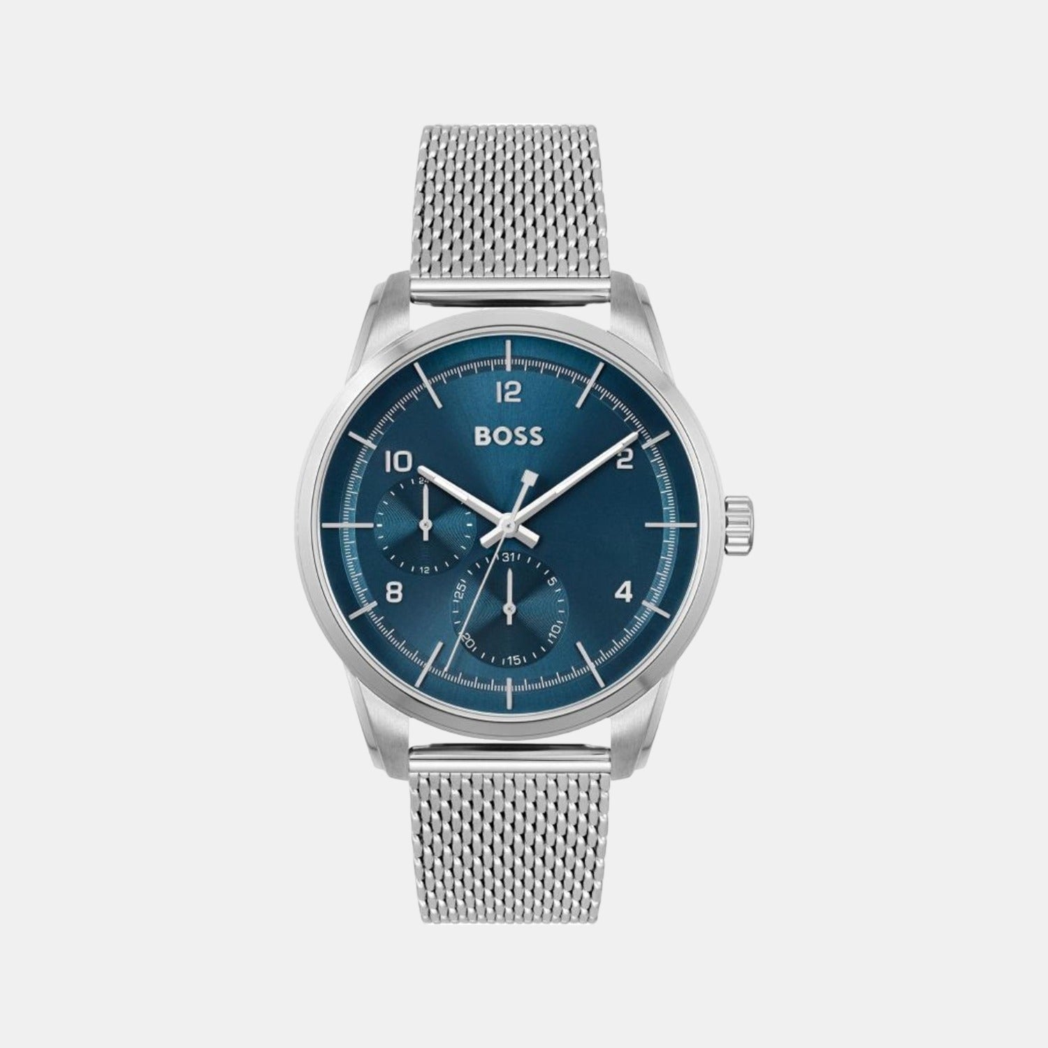 Boss Round Blue Chronograph watch
