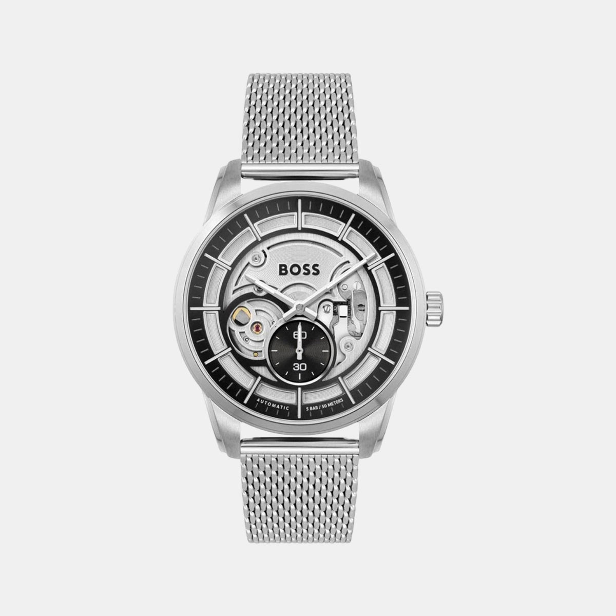 Boss Round Black Analog watch