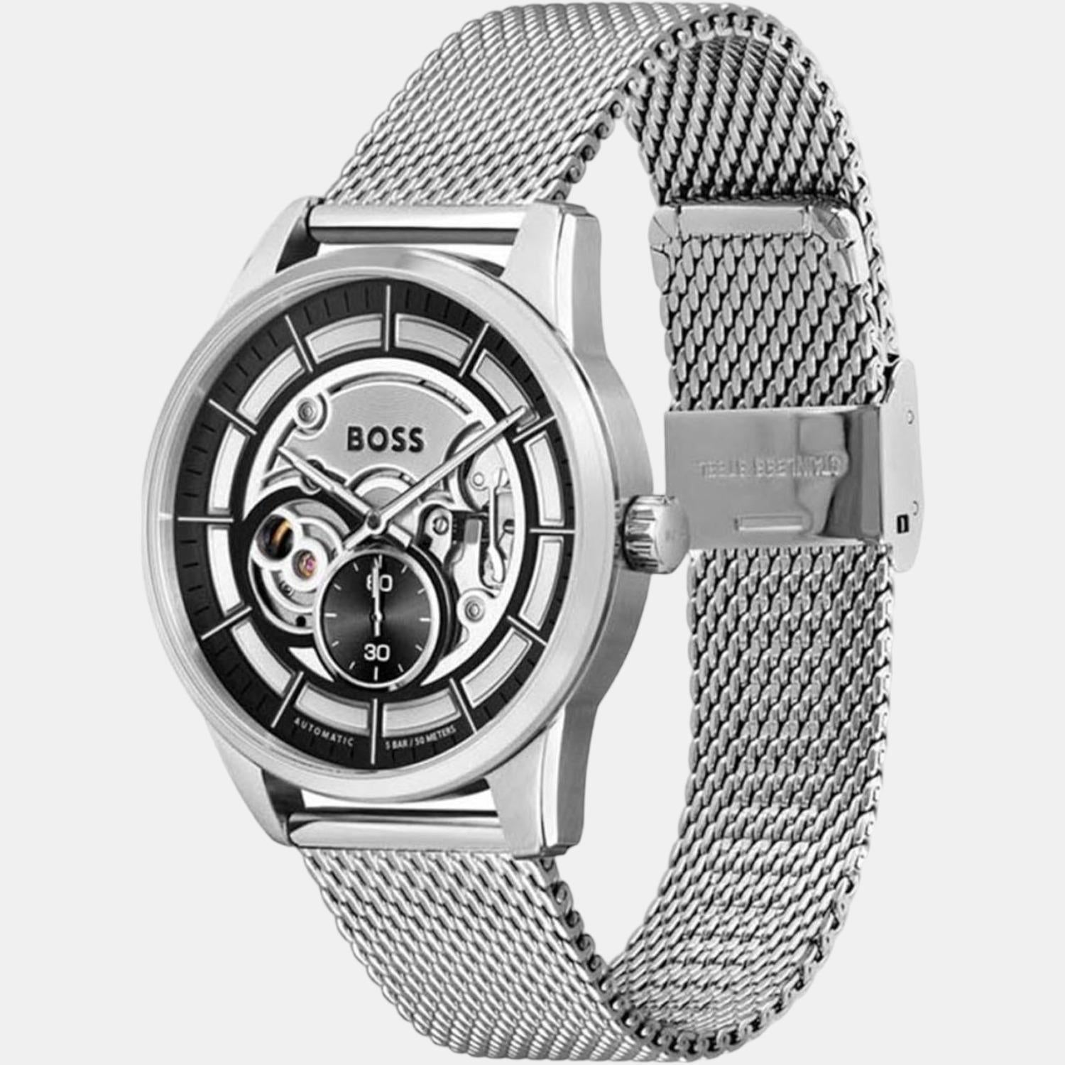 Boss Men Round Black watch