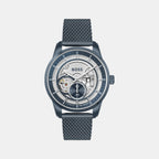 Boss Round Silver Analog watch