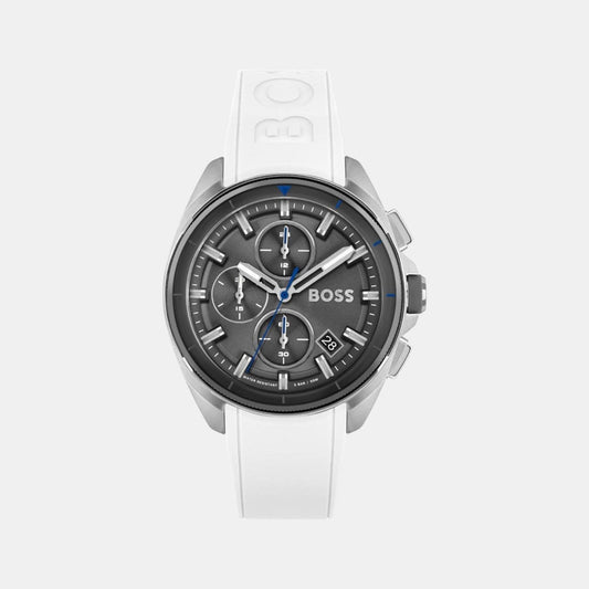 Male Grey Analog Silicon Watch 1513948