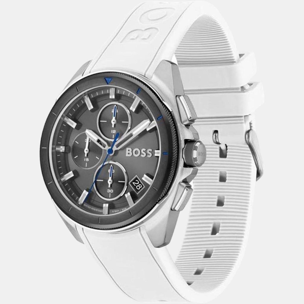 Boss Men Round Grey watch