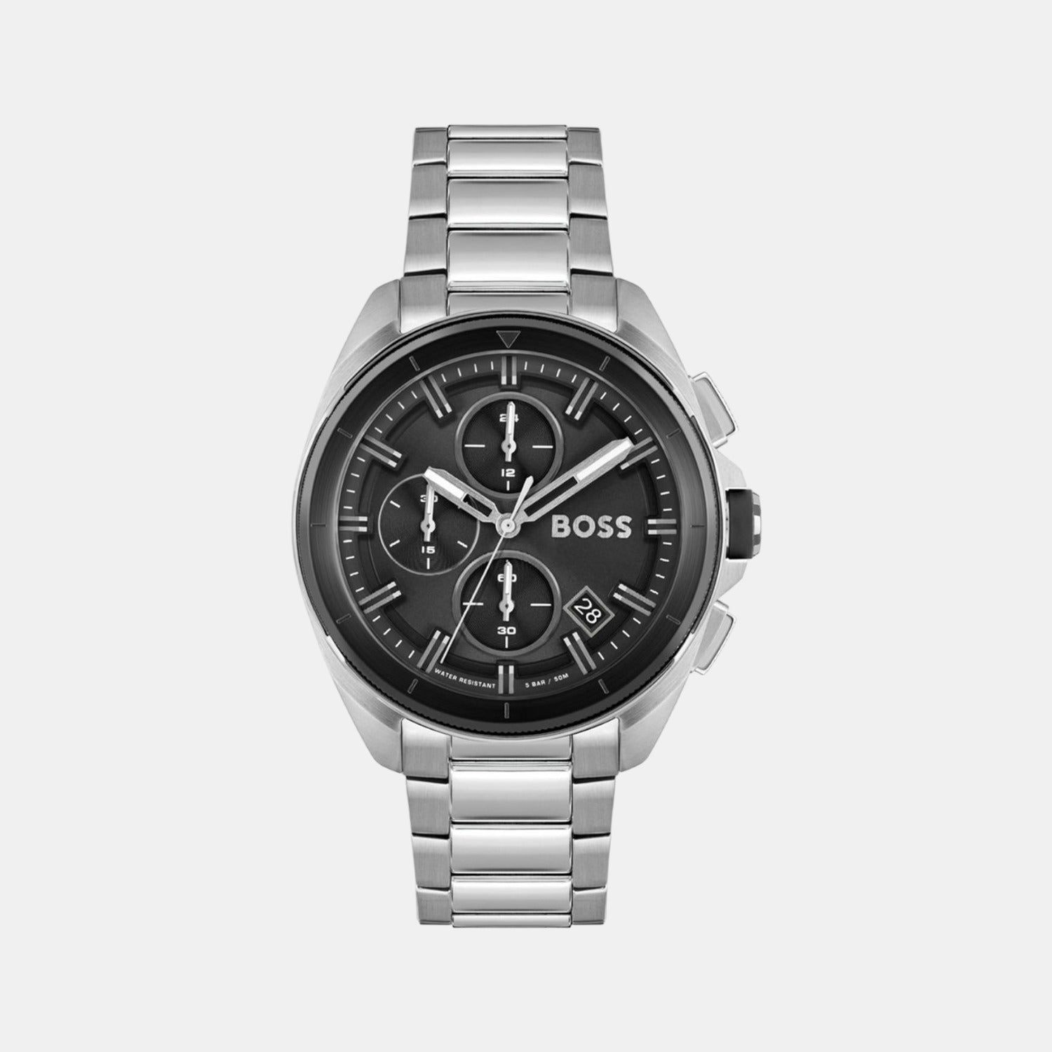 Boss Round Black Analog watch
