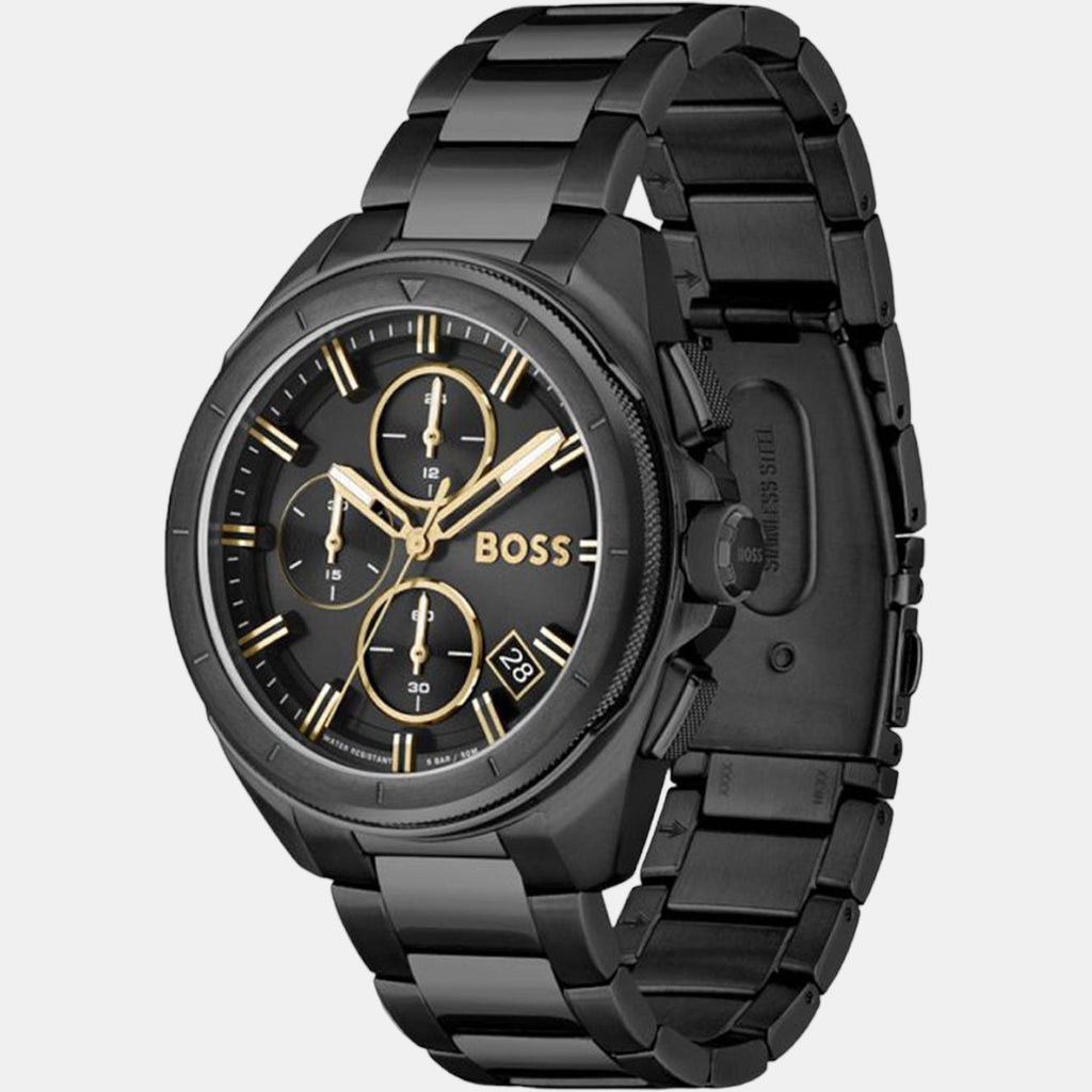 Boss Men Round Black watch