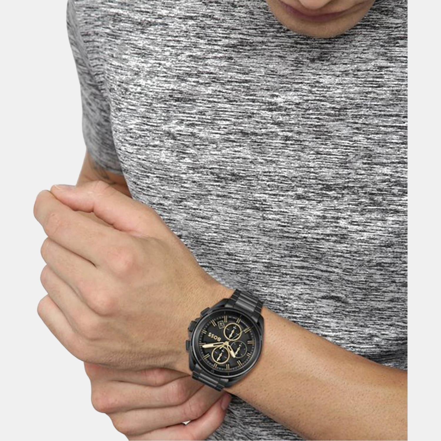 Boss Stainless Steel Round watch