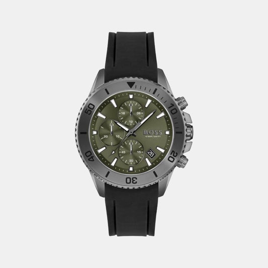 Male Green Analog Stainless Steel Watch 1513967