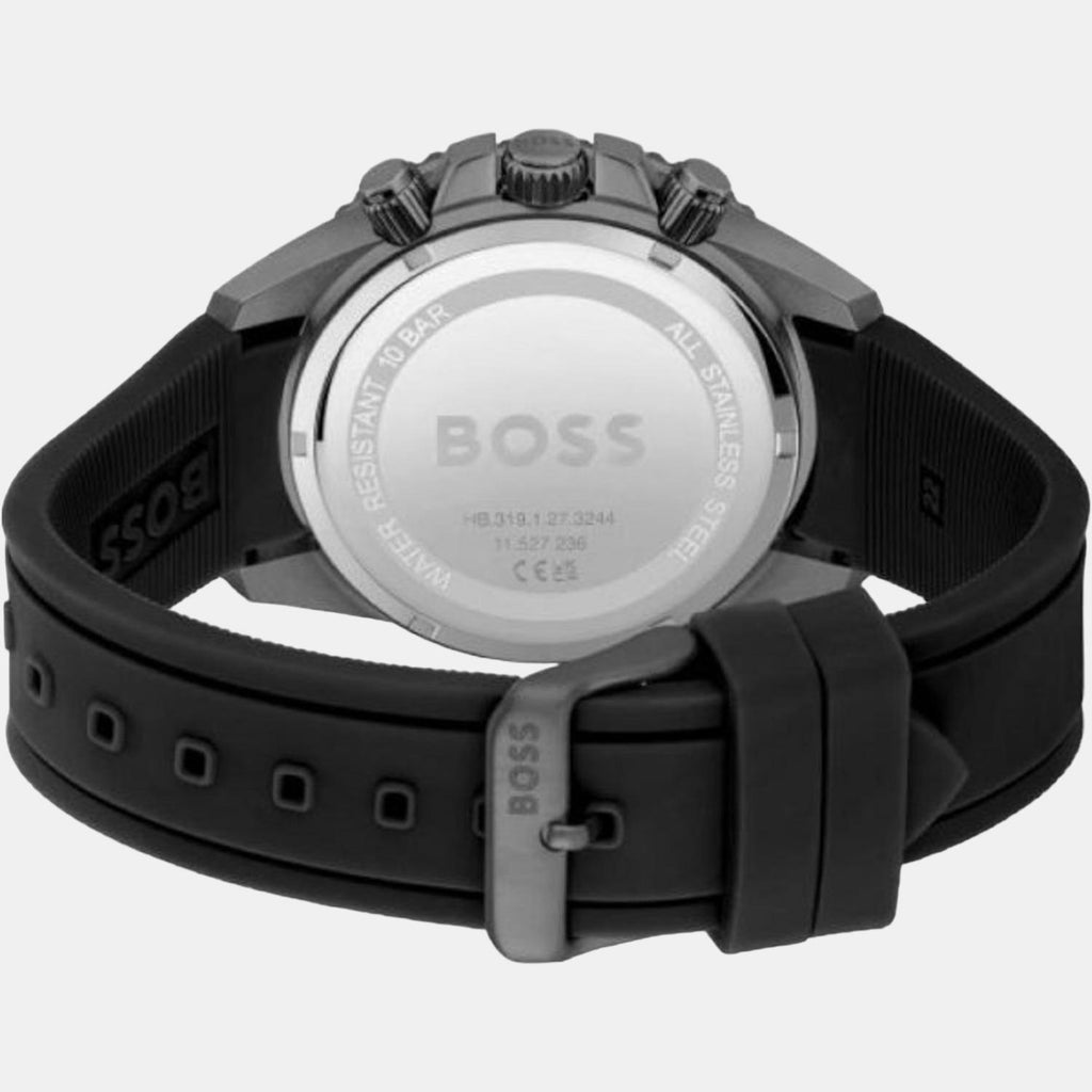 Boss Men Round Green watch