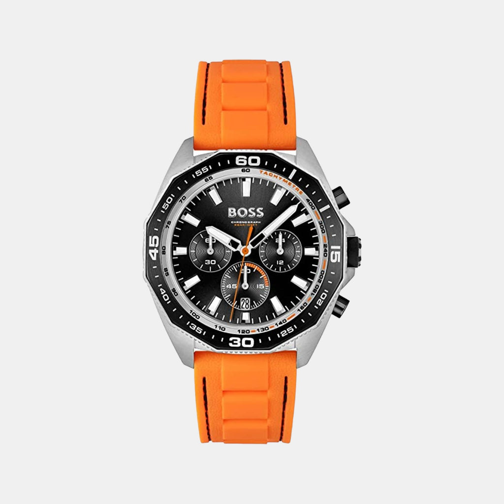 Boss Round Black Analog watch