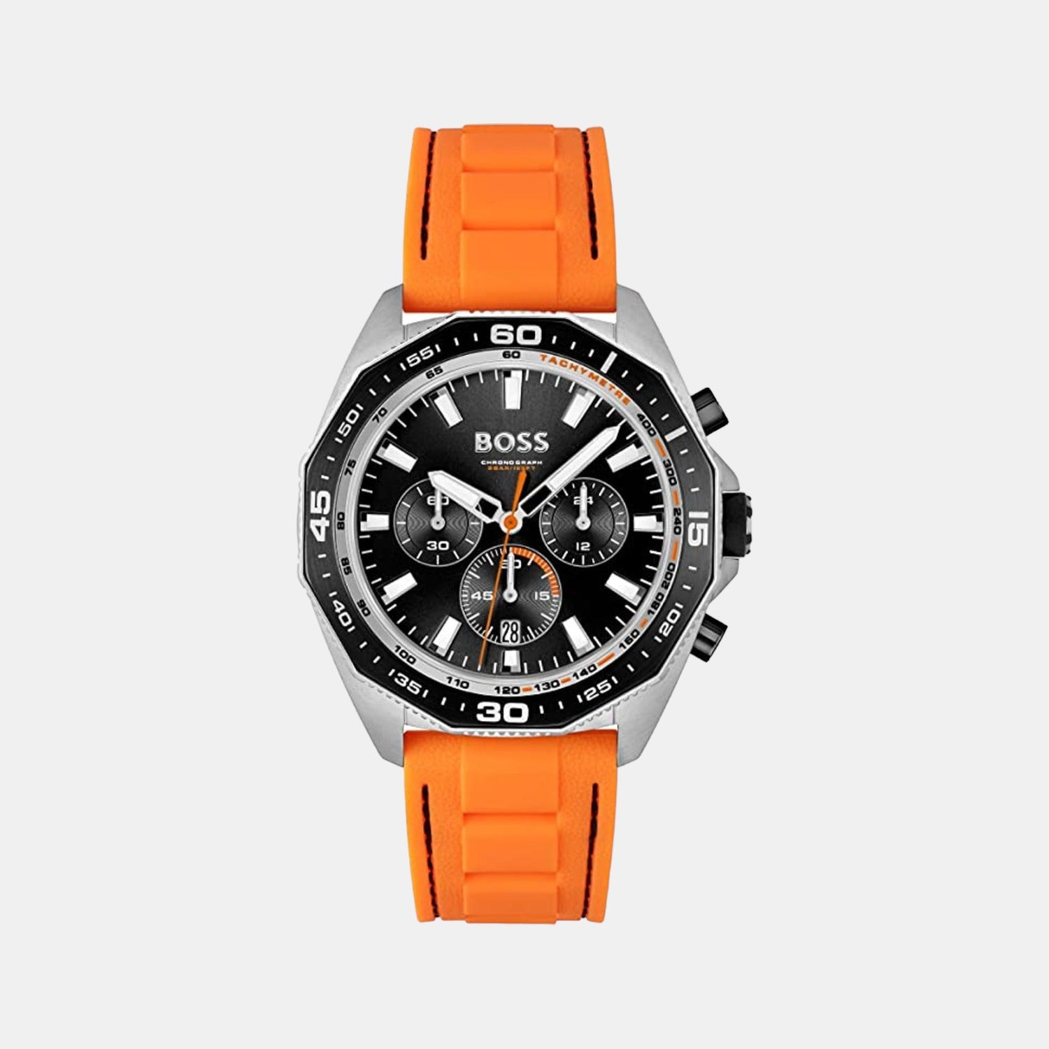 Boss Round Black Analog watch