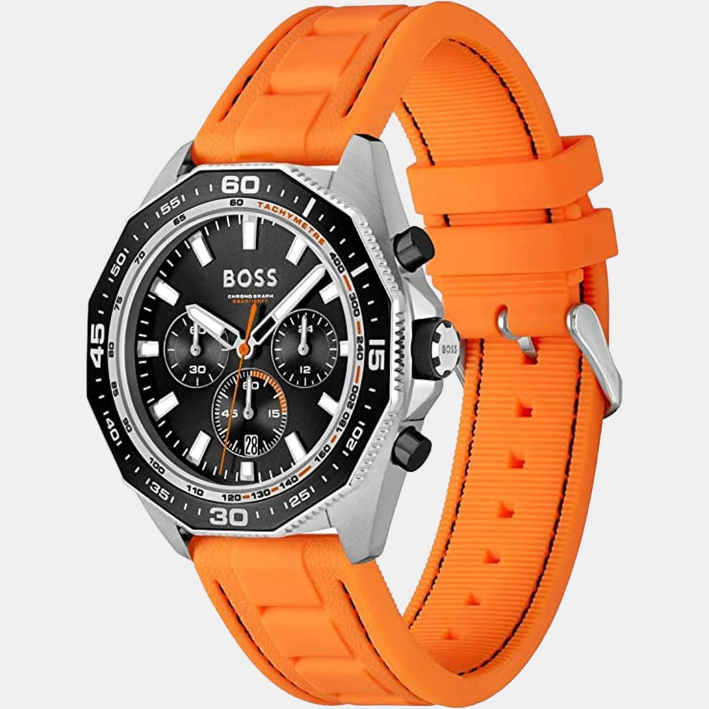 Boss Men Round Black watch