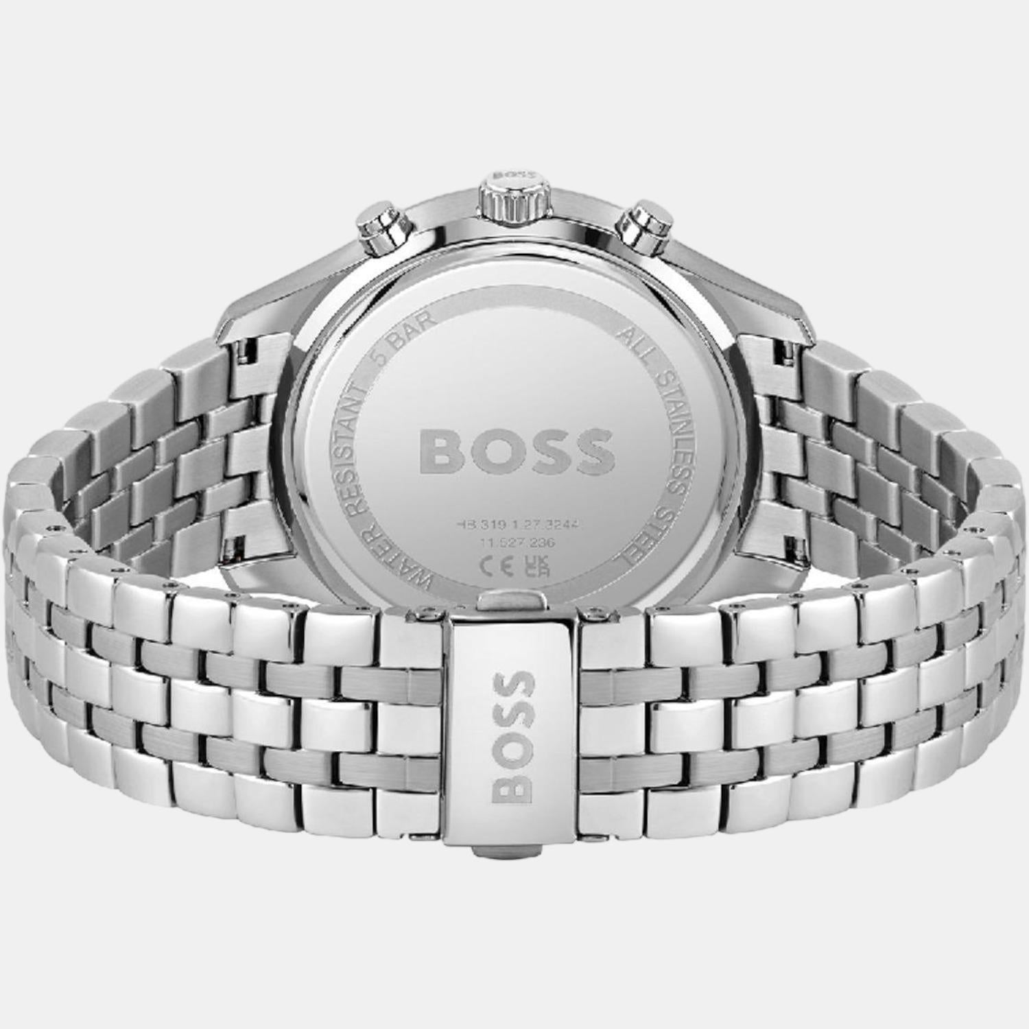 Boss Men Round Green watch