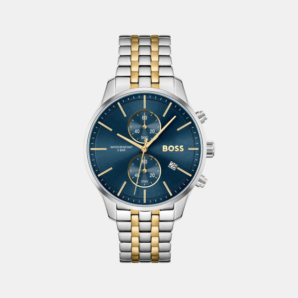 Boss Round Blue Chronograph watch