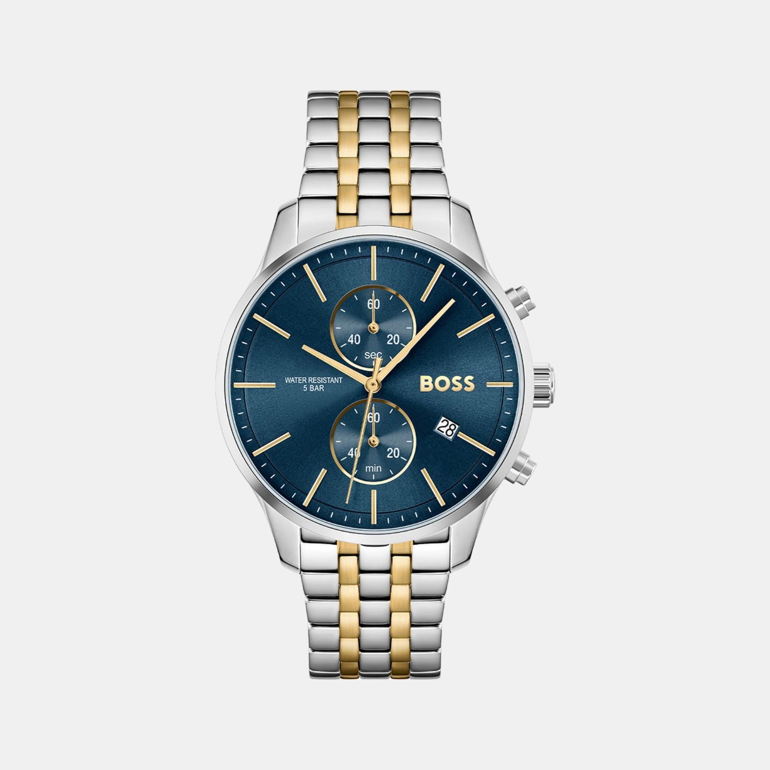 Boss Round Blue Chronograph watch