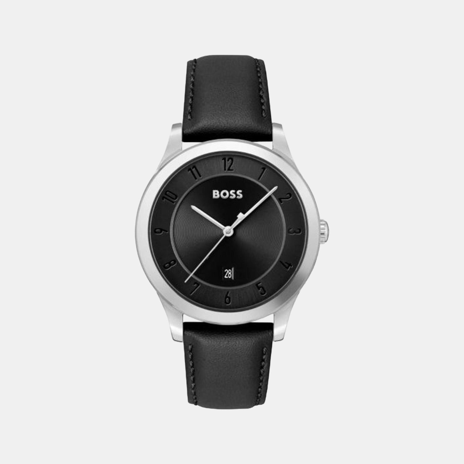 Boss Round Black Analog watch