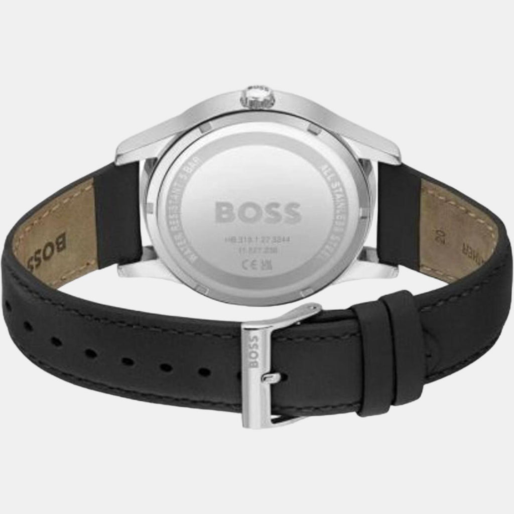 Boss Men Round Black watch