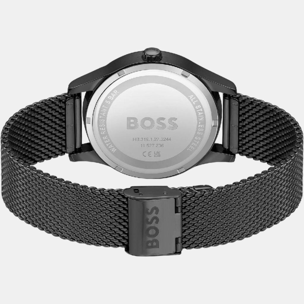 Boss Men Round Black watch