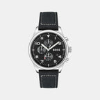 Boss Round Black Analog watch