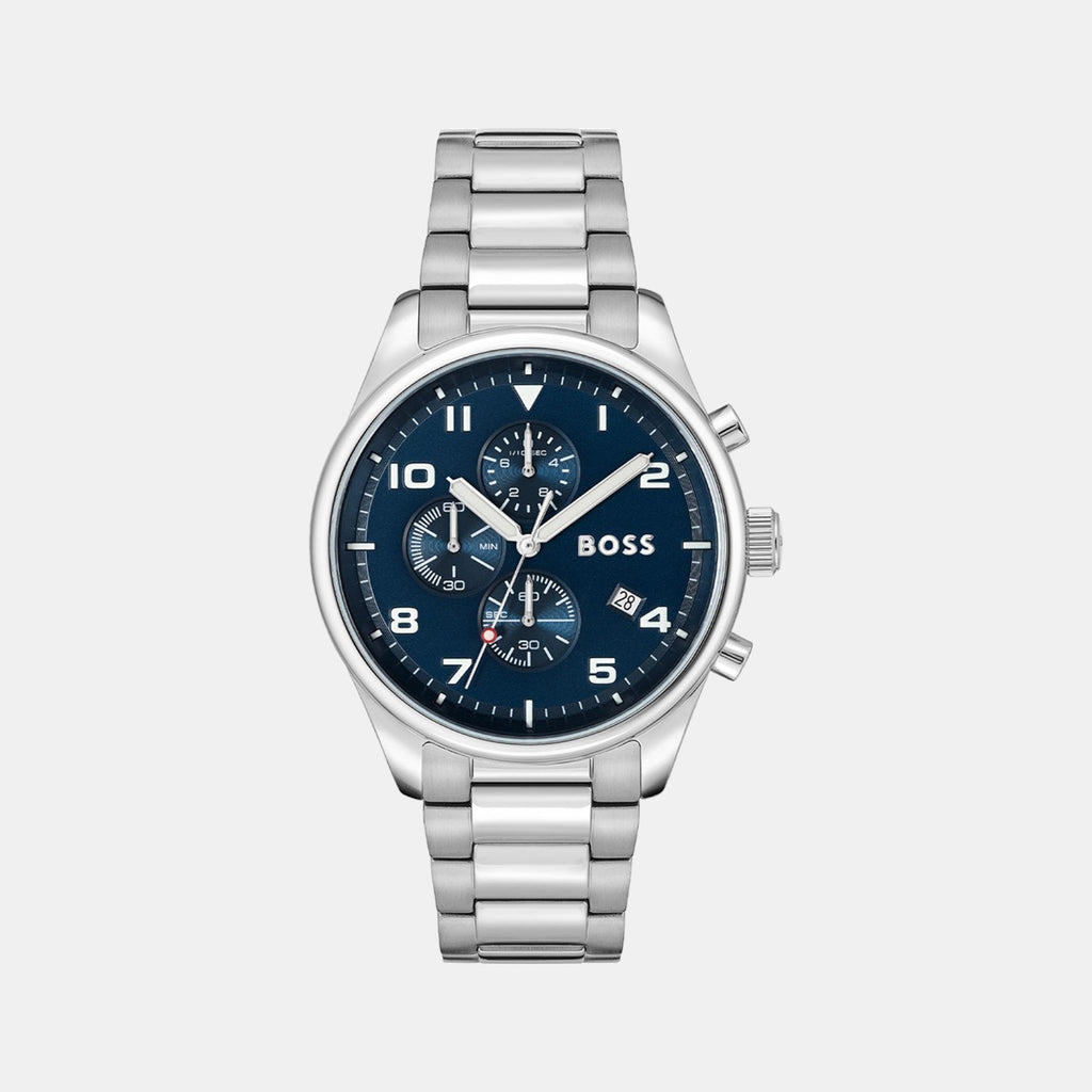 Boss Round Blue Chronograph watch