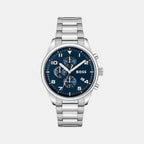 Boss Round Blue Chronograph watch