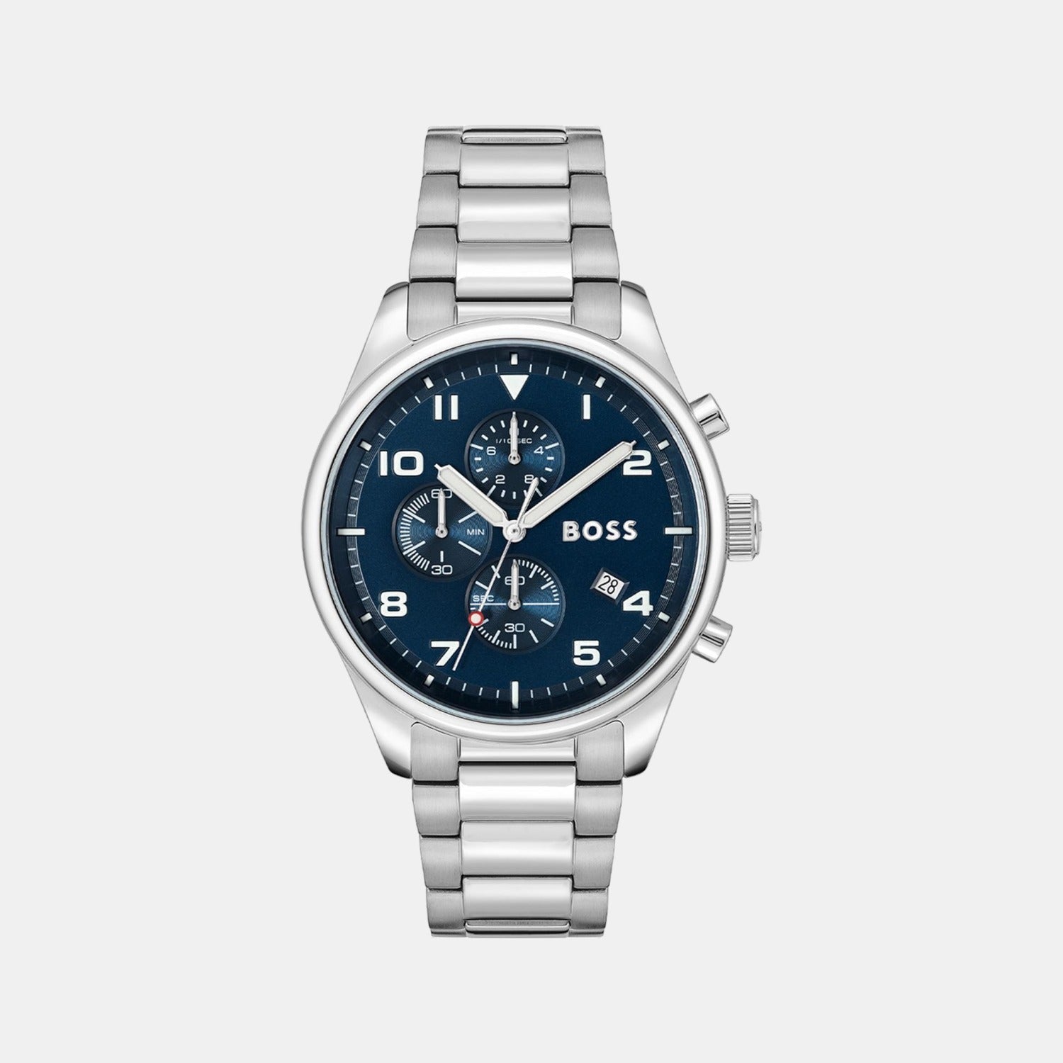 Boss Round Blue Chronograph watch