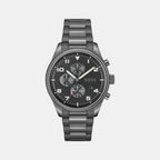 Boss Round Black Chronograph watch