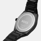 Boss Round Quartz Analog Men watch