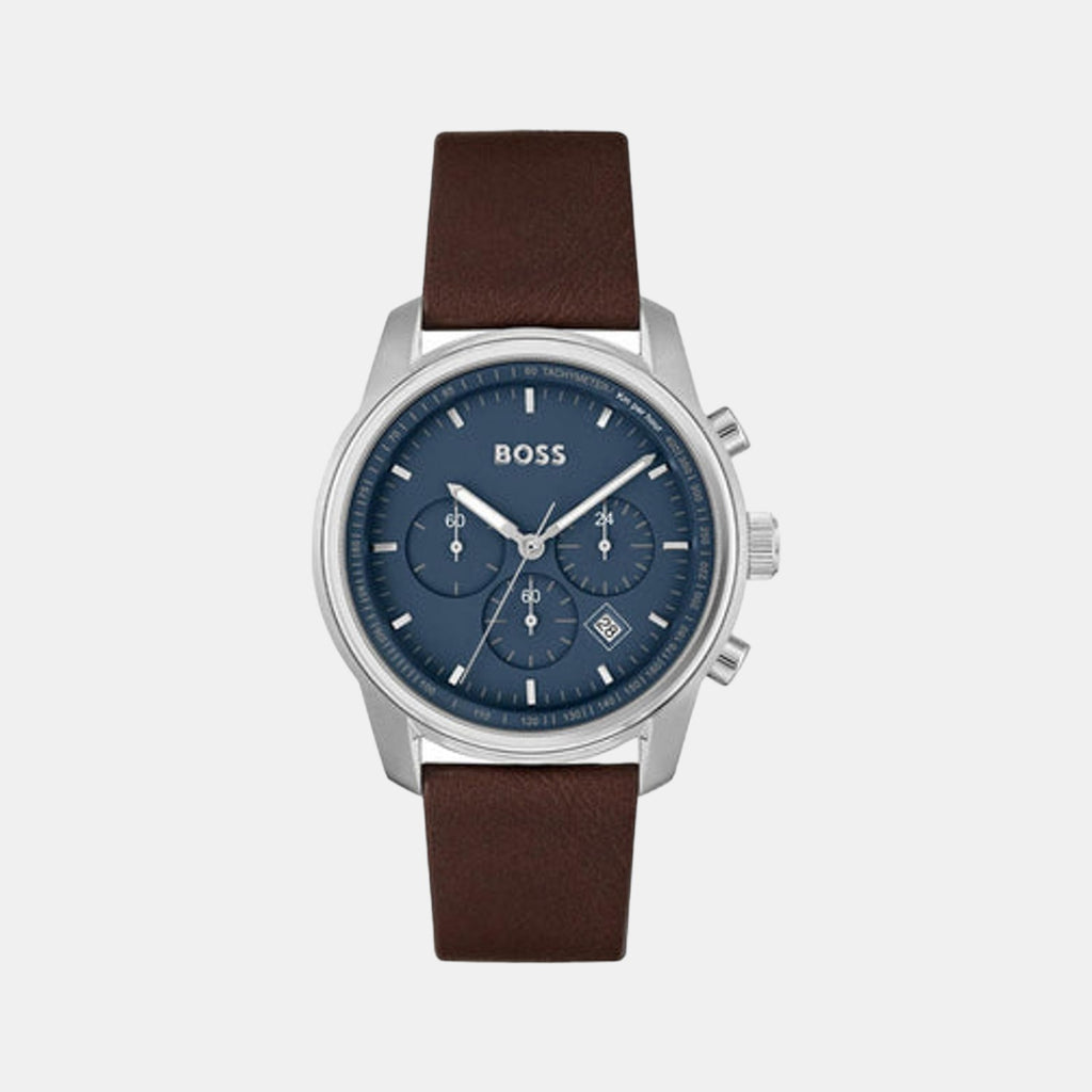 Boss Round Blue Chronograph watch