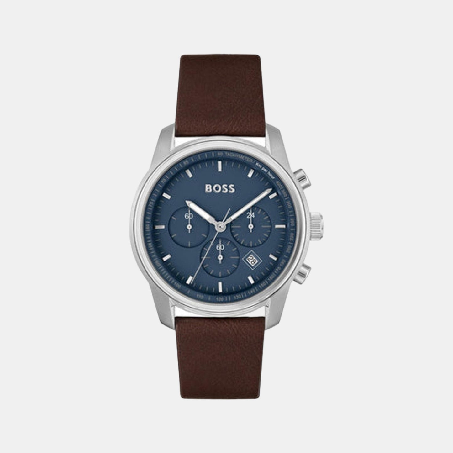 Male Blue Leather Chronograph Watch 1514002