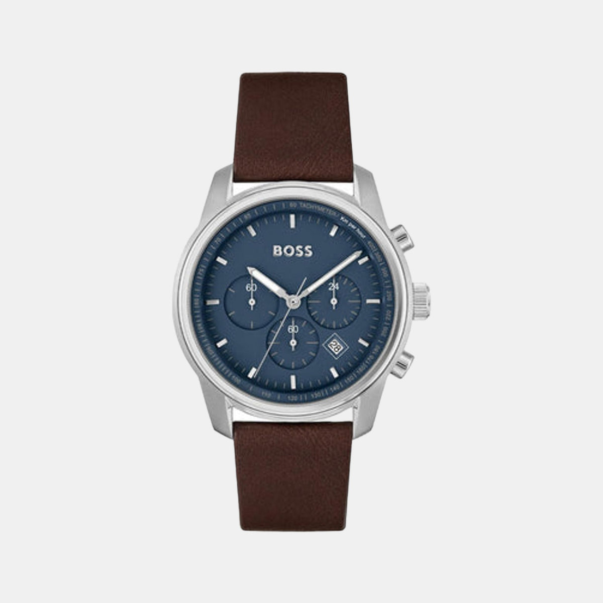 Boss Round Blue Chronograph watch