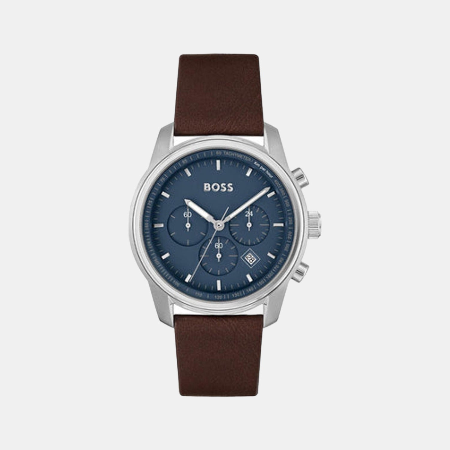 Boss Round Blue Chronograph watch
