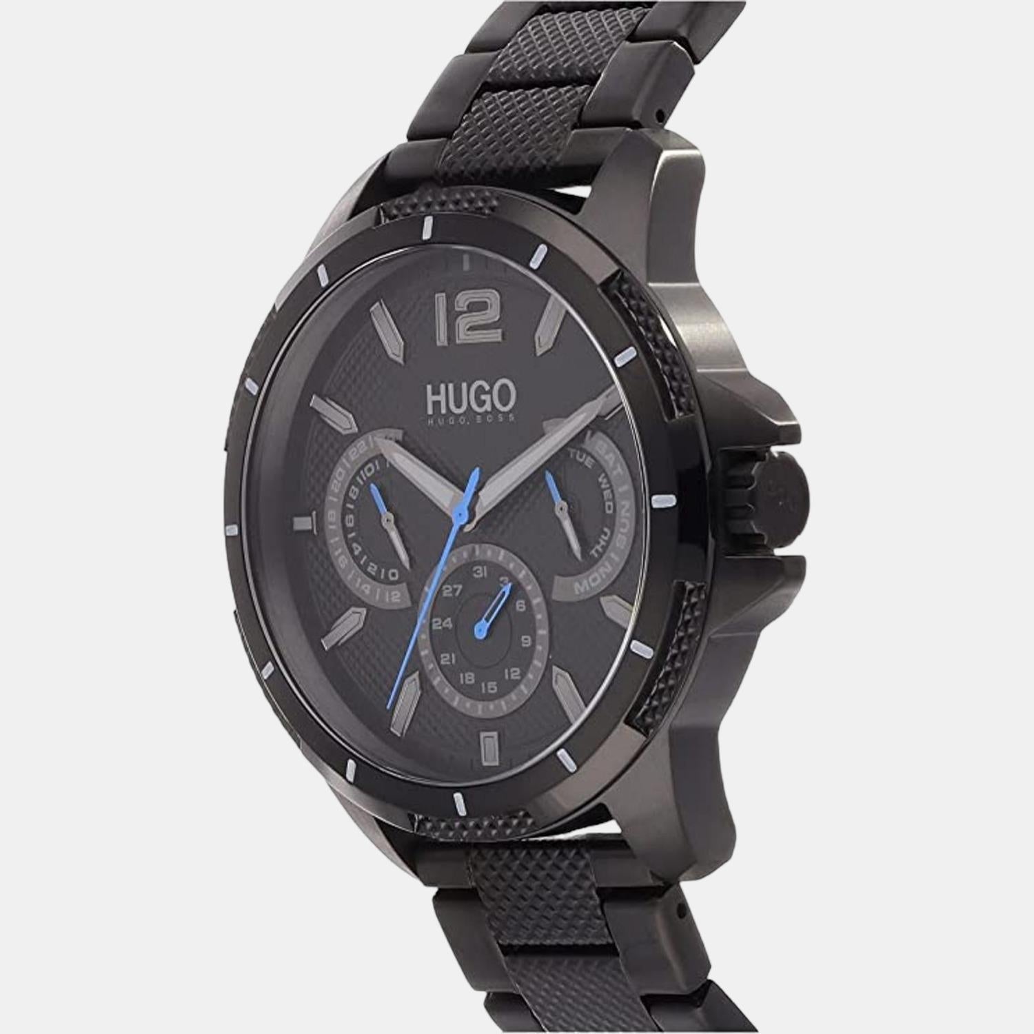 Boss Men Round Black watch