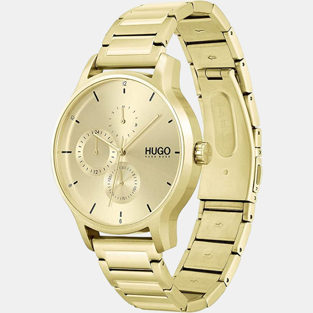 Boss Men Round Gold watch